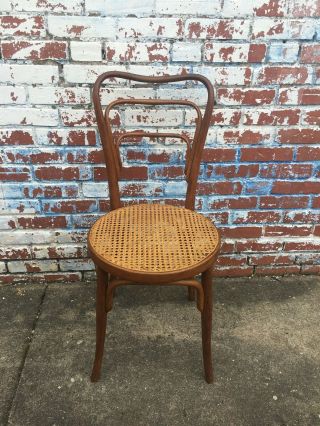 Vintage Bentwood Bistro Chair Ice Cream Parlor Wood Wooden Chair