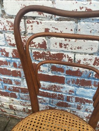 Vintage Bentwood Bistro Chair Ice Cream Parlor Wood Wooden Chair 3