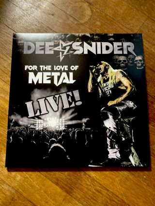 Dee Snider - For The Love Of Metal (live) [like Vinyl Lp] With Dvd,  Dig
