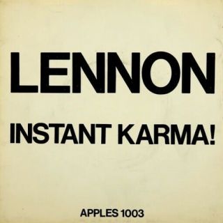 Rsd John Lennon Instant Karma (2020 Mixes) Record Store Day 2020 7” Vinyl