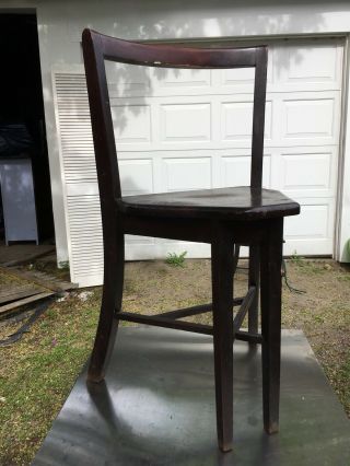 2 Seatmore Frank Rieder And Sons Ice Cream Parlor Chairs Mission Triangle 1920 