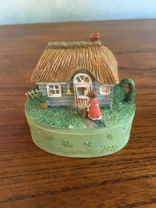 Marjolein Bastin Trinket Box Be Happy Rubber Stamp House Mouse Sweeping Read
