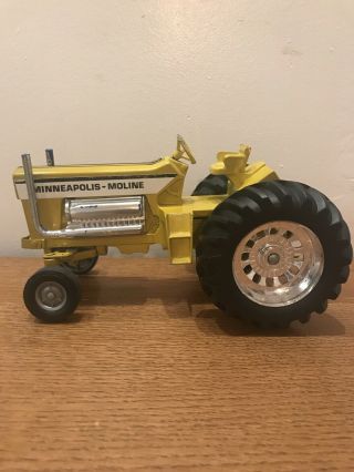 Vintage Ertl Yellow Minneapolis Moline Puller,  Toy Pulling Tractor