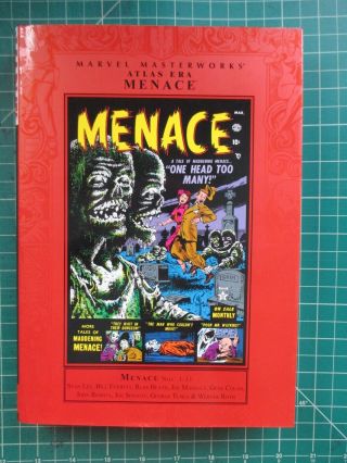 Marvel Masterworks Atlas Era Menace Vol 1 Hc Unread True 1st Print Oop
