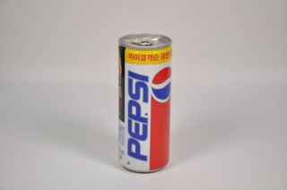 Vintage Pepsi cola can from Korea Michael Jackson World Tour 250ml can 3