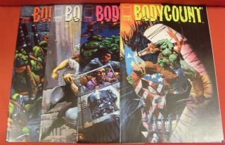 Bodycount 1 - 4 Image Comic Set Complete Tmnt Simon Bisley Kevin Eastman 1996 Nm