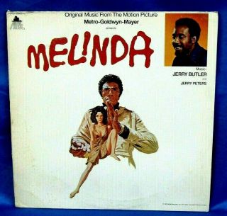 Promo Blaxploitation Soul Soundtrack Lp: Jerry Butler & Jerry Peters - Melinda