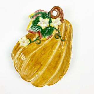 Fitz And Floyd Classics Gardening Gourmet Squash Serving Salad Wall Plate