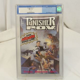 Punisher Pov 1 Cgc 9.  6 Marvel Comics 1991