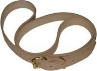 60 " Leather Trunk Buckle Strap - Natural L4620