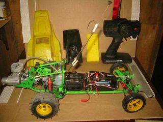 Vintage Kyosho Assault 1:10 Nitro Buggy Awesome Look 1980s