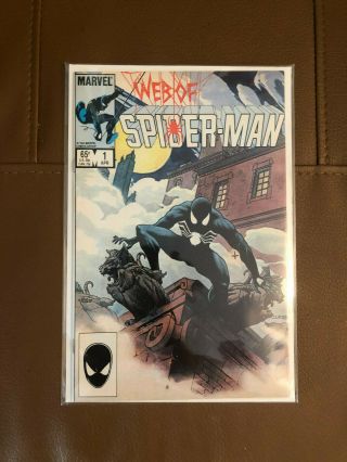 Web Of Spiderman 1,  Classic Charles Vess Cover.  Nm.