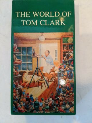The World Of Tom Clark Vintage Vhs 1987 Collectable Gnomes Art By David Teague