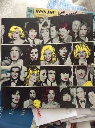 Rolling Stones Some Girls Vinyl Die Cut Uncensored Vinyl Lp 1978