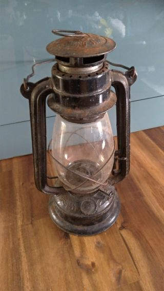 Rustic Paraffin Storm Lantern Lamp Paraffin / Kerosene Oil Lamp / Storm Lantern