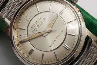 1965 Vintage Bulova Automatic 30 Jewel Stainless Steel Mens Wristwatch