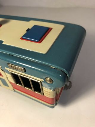 Vintage SSS Tin Litho House Trailer Camper Caravan Japan Retro Toy Camping 2