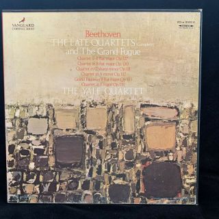 Beethoven String Quartets (late) - Yale Quartet - Vanguard St 4lp Box 1971