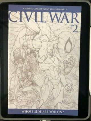 Civil War 2 1:75 Michael Turner Sketch Variant