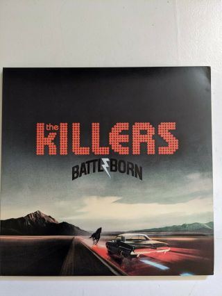 Battle Born By The Killers Limited Edition 2lp Red Vinyl Records W/poster Nm/nm