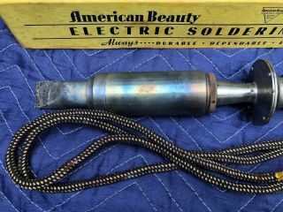 Vintage 550 watt soldering iron American Beauty 3198,  flat tip,  “nice “ 2