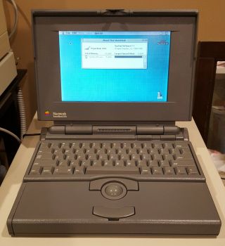 Vintage Macintosh Powerbook 165c - Powers Up And Boots