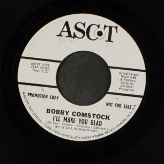 BOBBY COMSTOCK: I ' m A Man / I ' ll Make You Glad 45 (dj,  xol,  rare one from him) 2