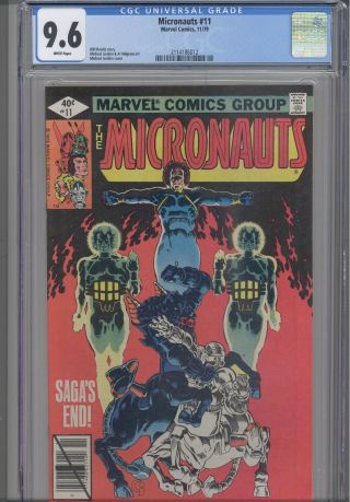 Micronauts 11 Cgc 9.  6 1979 Marvel Michael Golden Al Milgrom Art: Frame