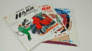 " Hard Boiled " Mini By Frank Miller & Geof Darrow Dark Horse Comic 1 - 3 1990 Rare
