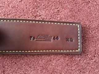 Vintage George Lawrence Portland Oregon 79 XL.  44 Leather Drop Belt 2