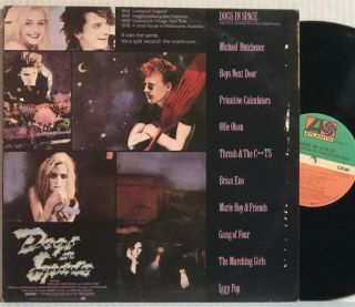Various Artists Dogs In Space Ost Atlantic Promo Lp Iggy Pop Src Pressing Vg