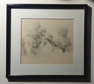 Drawing Of A Cottage,  19th Century,  C.  1845,  Dutch Or East Anglia.