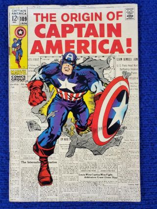 Marvel Comics Captain America 109 Ungraded