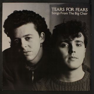 Tears For Fears: Songs From The Big Chair Lp (title Tag On Shrink) Rock & Pop