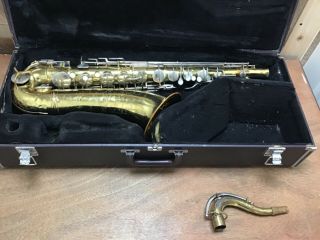 Vintage C.  G.  Conn Ltd Pan American Elkhart Tenor Saxophone //// Sax ////