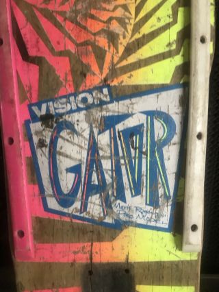 Vintage Vision Gator Skateboard Deck 2