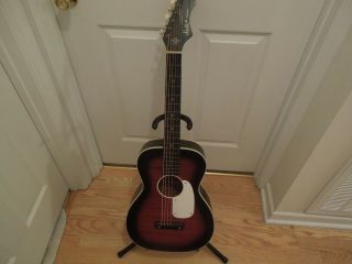 Vintage Stella Harmony Acoustic Parlor Guitar 6 Strings On Side H933