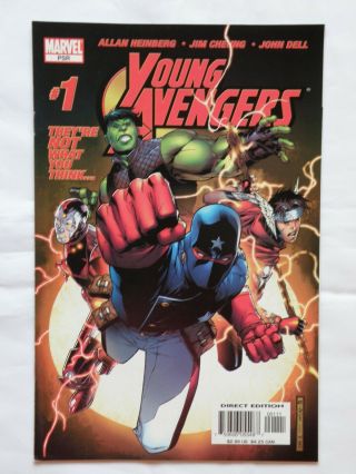 Marvel Young Avengers 1 Apr 2005 Fine Heinberg Cheung Dell 1st Kate Bishop