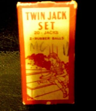 Antique Ball And Jack Set