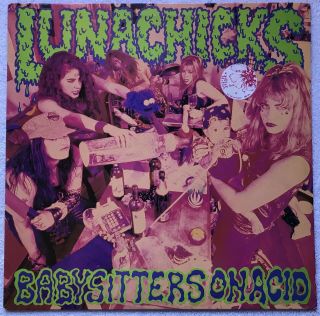 Lunachicks Babysitters On Acid Vinyl 1990 Blast First Uk Import Punk