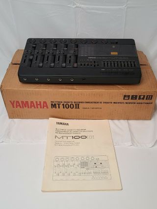 Yamaha Mt100 Ii Multitrack Cassette Recorder Dual Speed Transport Vintage