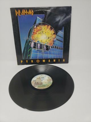 Def Leppard Pyromania Vinyl Lp 1983 Metal Mercury