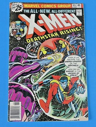 The Uncanny X - Men 99 Marvel Bronze Age Comic Book 1st App Black Tom Cassidy
