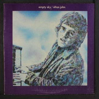 Elton John: Empty Sky Lp (uk,  Dark Purple Translucent Vinyl,  Gatefold Textured