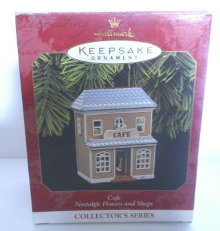 Hallmark Keepsake Ornament - Nostalgic Houses & Shops - Cafe 1997