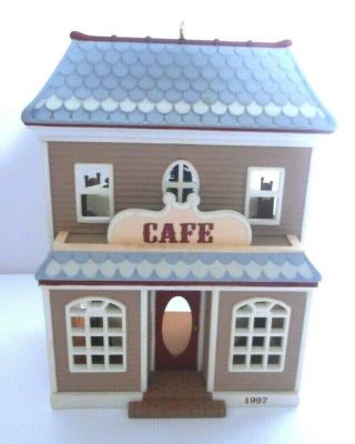 Hallmark Keepsake Ornament - Nostalgic Houses & Shops - CAFE 1997 2