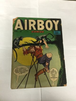 Airboy Comics Volume Vol 7 Issue 10 4.  0 Very Good Vg See Pictures