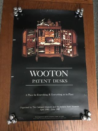 Wooton Patent Desks Place For Everything & Everything In Its Place 30x20 Poster