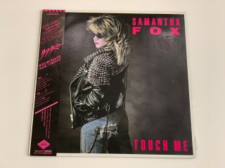 Samantha Fox Touch Me Ali - 28018 1986 Japan Nm Obi Insert Vinyl Lp Rare