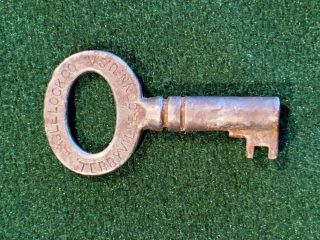 Vintage Antique Eagle Lock Co.  73y4 Steamer Trunk,  Chest Key